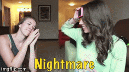 Heads Up Challnge Nightmare | image tagged in gifs,youtube | made w/ Imgflip video-to-gif maker
