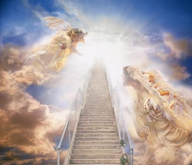 stairs to heaven Blank Meme Template