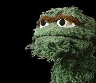 High Quality Oscar the Grouch Blank Meme Template