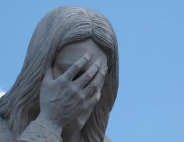 High Quality jesus facepalm Blank Meme Template