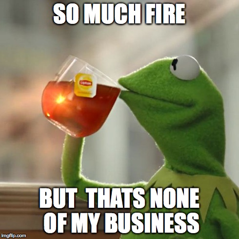 SO MUCH FIRE BUT  THATS NONE OF MY BUSINESS | image tagged in memes,but thats none of my business,kermit the frog | made w/ Imgflip meme maker