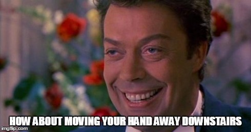 Pervy Curry | HOW ABOUT MOVING YOUR HAND AWAY DOWNSTAIRS | image tagged in pervy curry | made w/ Imgflip meme maker
