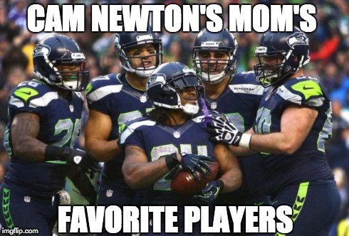 Seahawks  | CAM NEWTON'S MOM'S FAVORITE PLAYERS | image tagged in seahawks | made w/ Imgflip meme maker
