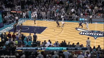 Kemba Walker Game Winner | image tagged in gifs,charlotte hornets,kemba walker,nba,basketball | made w/ Imgflip video-to-gif maker