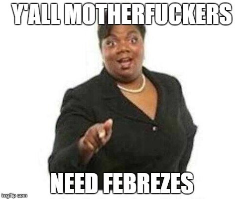 Y'all muthafuckas need a backup | Y'ALL MOTHERF**KERS NEED FEBREZES | image tagged in y'all muthafuckas need a backup | made w/ Imgflip meme maker