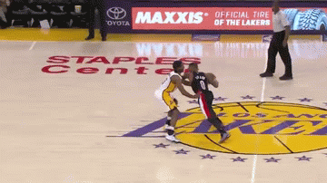 Damian Lillard Driving Dunk vs Lakers