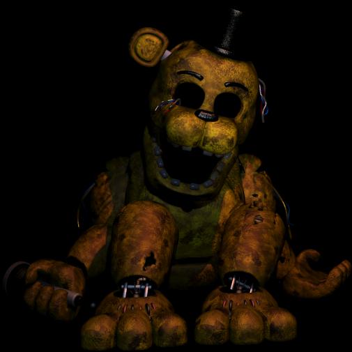 High Quality Golden freddy Blank Meme Template