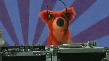 Damn! That puppet can DJ!