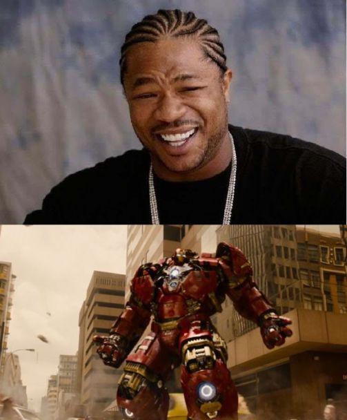 High Quality Yo Iron Man Blank Meme Template