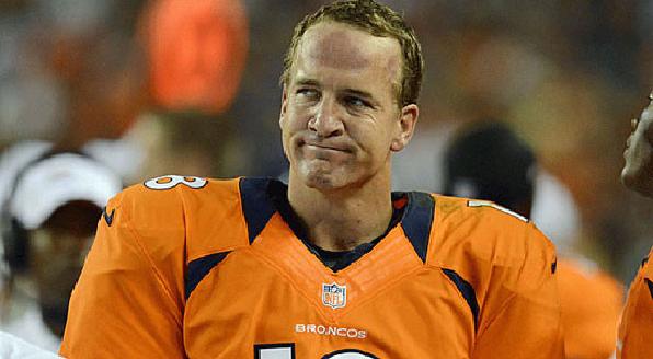 High Quality Peyton Manning Sad Face Blank Meme Template