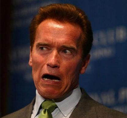 High Quality Awkward Arnie Blank Meme Template