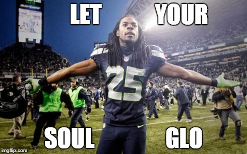 LET            YOUR SOUL                GLO | image tagged in soul glo | made w/ Imgflip meme maker