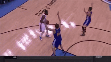 Russell Westbrook scores lucky basket on missed dunk attempt (Video / GIF)