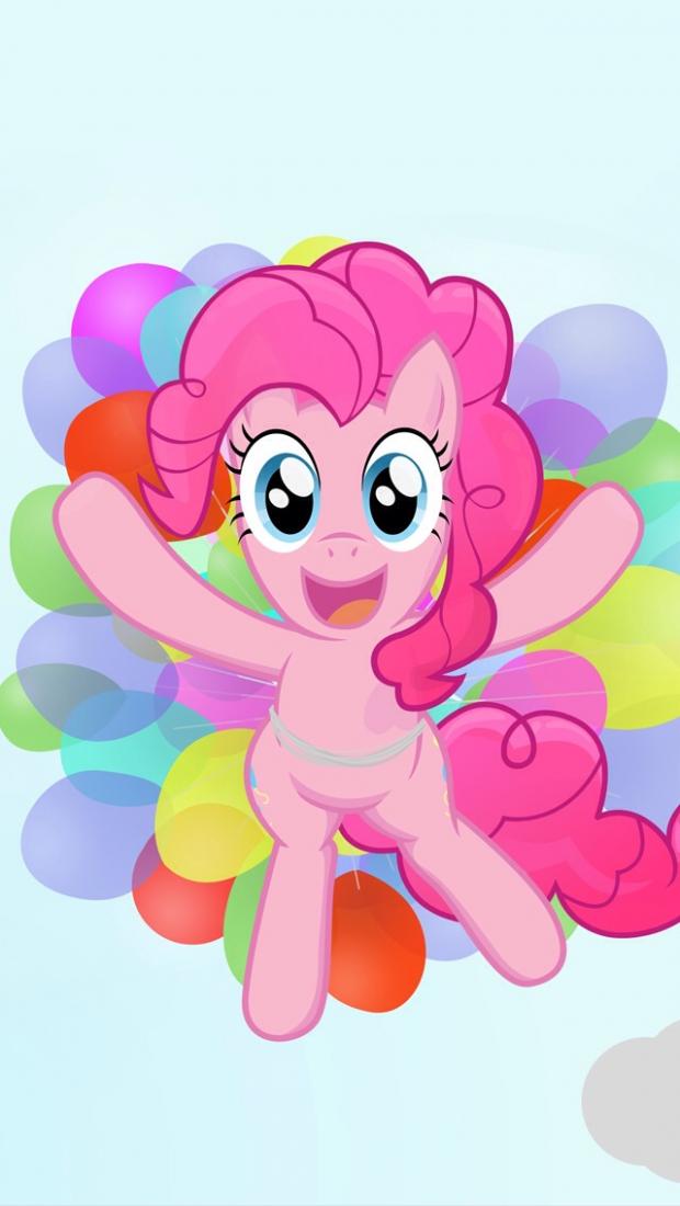 Pinkie Pie My Little Pony I'm back! Blank Meme Template