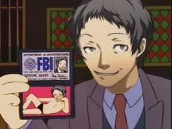 Persona 4 Adachi FBI Blank Meme Template