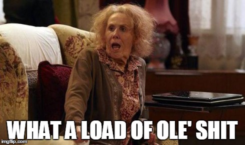 WHAT A LOAD OF OLE' SHIT | image tagged in nan | made w/ Imgflip meme maker