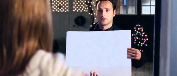 love actually sign Blank Meme Template