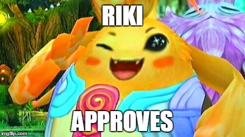 Riki, the Heropon, Approves | RIKI APPROVES | image tagged in riki approves | made w/ Imgflip meme maker