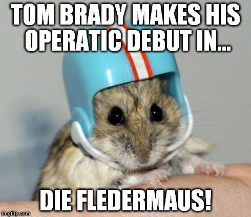 TOM BRADY MAKES HIS OPERATIC DEBUT IN... DIE FLEDERMAUS! | image tagged in tom brady | made w/ Imgflip meme maker