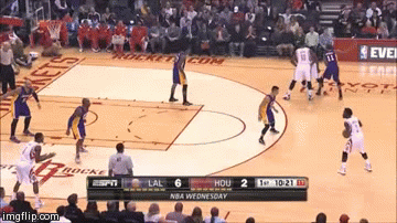 dmo vs lakers | DONT INVENT HOT WATER MCHALE! DO WHAT WORKS! | image tagged in gifs | made w/ Imgflip video-to-gif maker