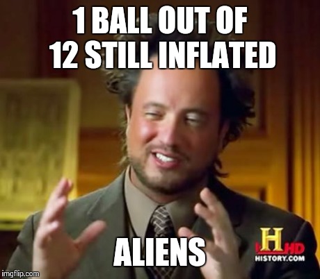1 BALL OUT OF 12 STILL INFLATED ALIENS | image tagged in memes,ancient aliens | made w/ Imgflip meme maker
