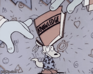 Rocko Has A Post-Modernist Seizure-Inducing Seizure | image tagged in gifs,rocko,surrealism,remake | made w/ Imgflip images-to-gif maker