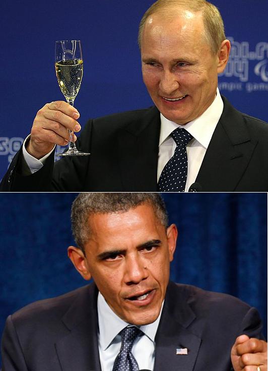 Putin-Obama Blank Meme Template