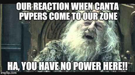 You have no power here | OUR REACTION WHEN CANTA PVPERS COME TO OUR ZONE HA, YOU HAVE NO POWER HERE!! | image tagged in you have no power here | made w/ Imgflip meme maker