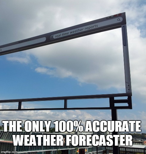 Blizzard of 2015 | THE ONLY 100% ACCURATE WEATHER FORECASTER | image tagged in weather,storm,funny | made w/ Imgflip meme maker