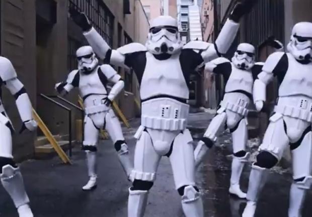 Dancing Stormtroopers Blank Meme Template