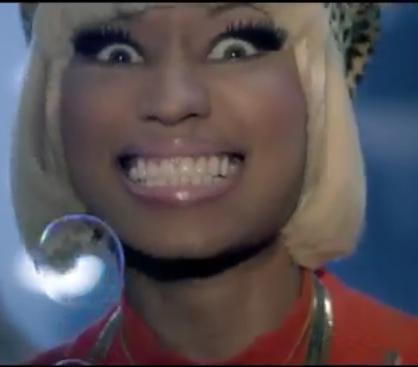 High Quality Nicki Minaj... when she's taking a dump. Blank Meme Template