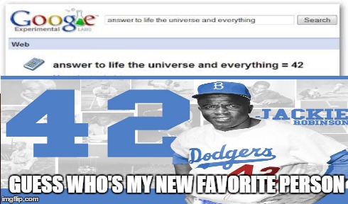 No one needs to ask any more questions | GUESS WHO'S MY NEW FAVORITE PERSON | image tagged in baseball,sci-fi | made w/ Imgflip meme maker