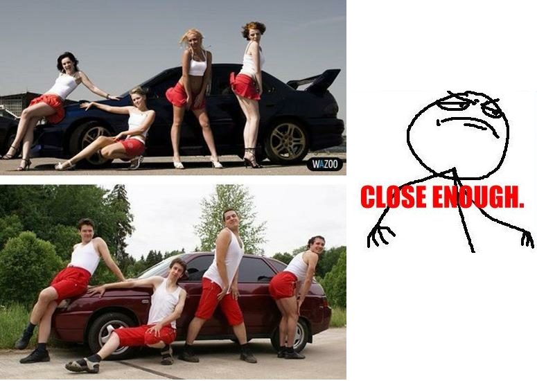 sexy car fail | image tagged in funny,ragecomics,babes,fails,random,bizarre/oddities