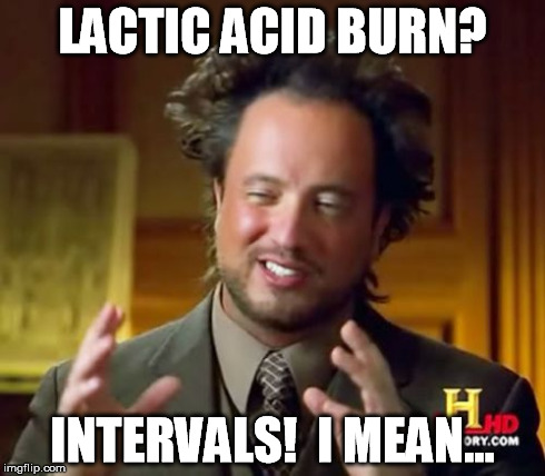 Intervals, Fartlek, speed play... Whatever you call it.