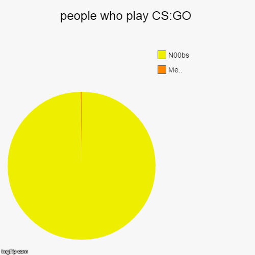 image tagged in funny,pie charts,csgo | made w/ Imgflip chart maker