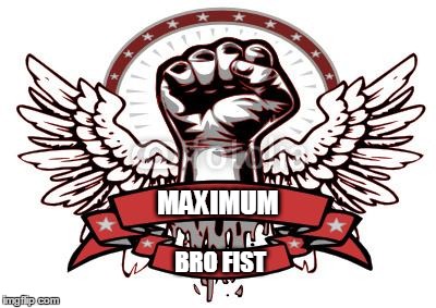 Bro! | MAXIMUM BRO FIST | image tagged in maximum bro fist | made w/ Imgflip meme maker