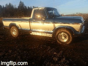 Classic Truck | image tagged in gifs,classic truck,pickup,ford,ford truck | made w/ Imgflip images-to-gif maker