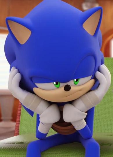 High Quality Disappointed Sonic Blank Meme Template