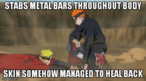 STABS METAL BARS THROUGHOUT BODY SKIN SOMEHOW MANAGED TO HEAL BACK | image tagged in fck mann | made w/ Imgflip meme maker