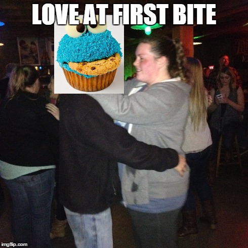 LOVE AT FIRST BITE | made w/ Imgflip meme maker