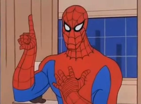 Spiderman Doesn't Agree Blank Meme Template