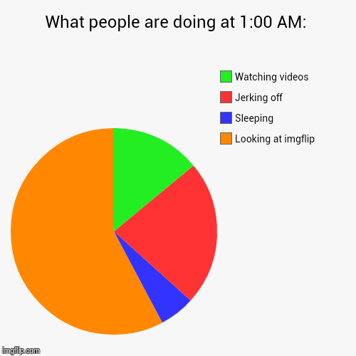 Created at 12:50 AM... | image tagged in funny,pie charts | made w/ Imgflip chart maker