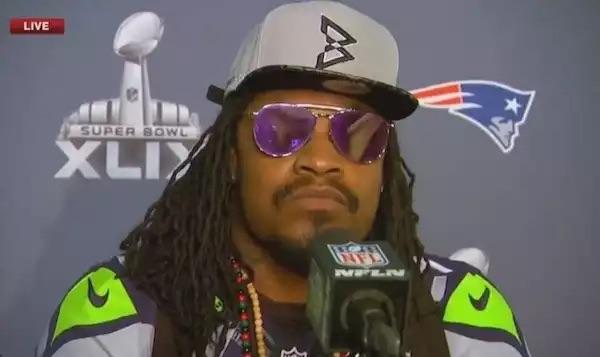 Marshawn Lynch Blank Meme Template