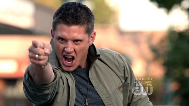 High Quality Dean Pointing Blank Meme Template