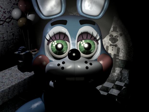 Toy Bonnie security camera Blank Meme Template