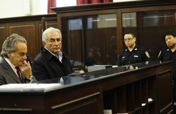 High Quality DSK in court Blank Meme Template