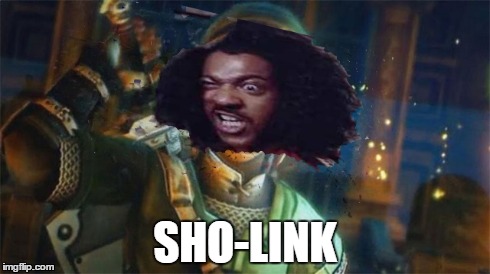 Sho-Link coming soon to Netflix | SHO-LINK | image tagged in sho-nuff,legend of zelda,netflix,series | made w/ Imgflip meme maker