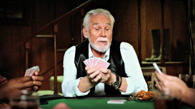 Kenny Rogers playing cards Blank Meme Template