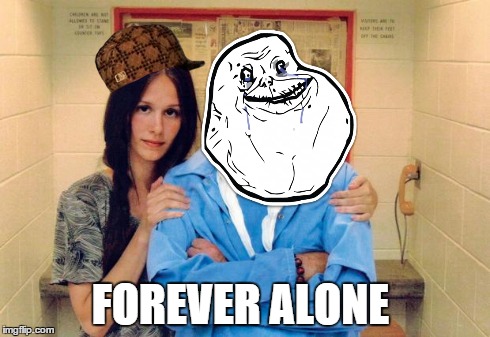 forever alone  | FOREVER ALONE | image tagged in manson,scumbag | made w/ Imgflip meme maker