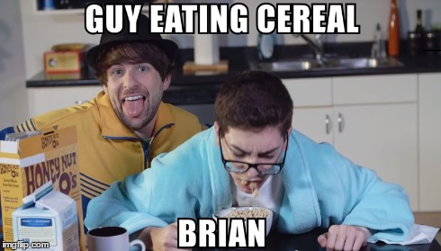 Guy eating cereal brian! | GUYEATINGCEREALBRAIN | image tagged in brains | made w/ Imgflip meme maker